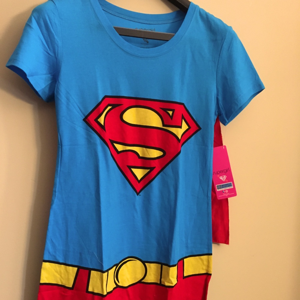 DC Supergirl Cape Sleepwear Available M(7-9) New